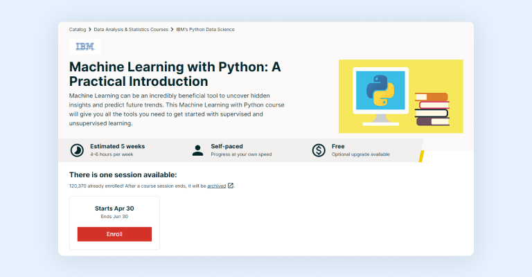 Machine Learning with Python - edX course