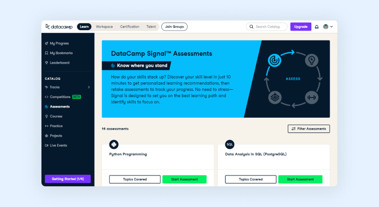 DataCamp assessments DataCamp assessments